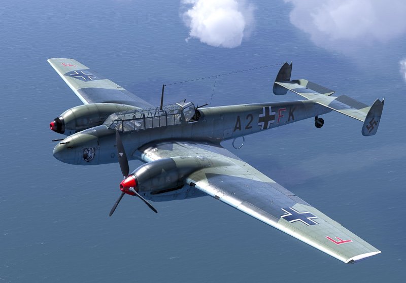 Истребитель Мессершмитт bf 110