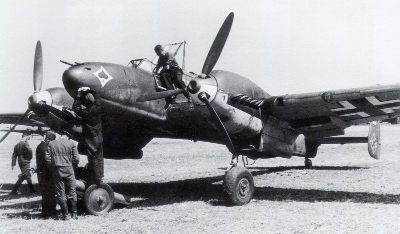 Истребитель Мессершмитт bf 110