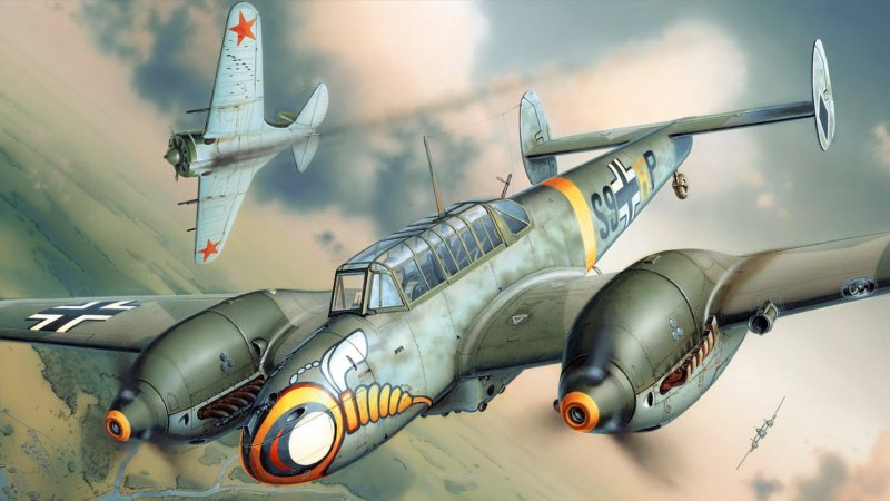 Сборная модель Мессершмитт bf-110