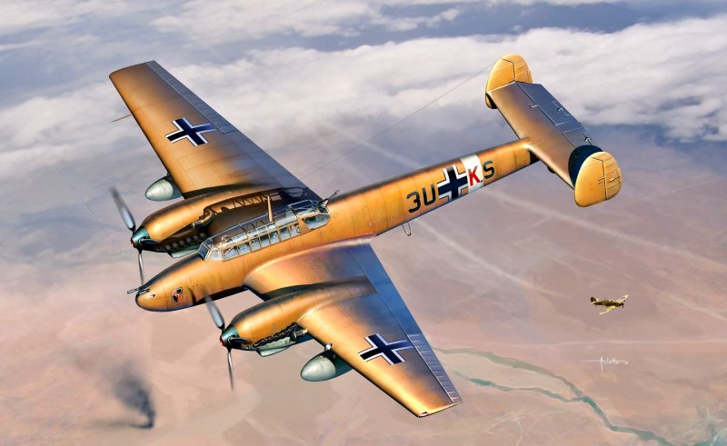 Bf110 самолет