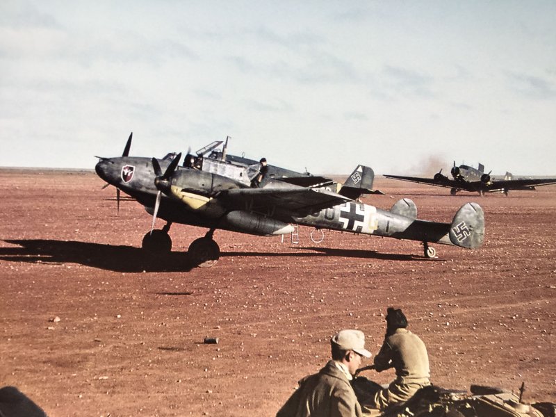 Messerschmitt bf.110 в Африке
