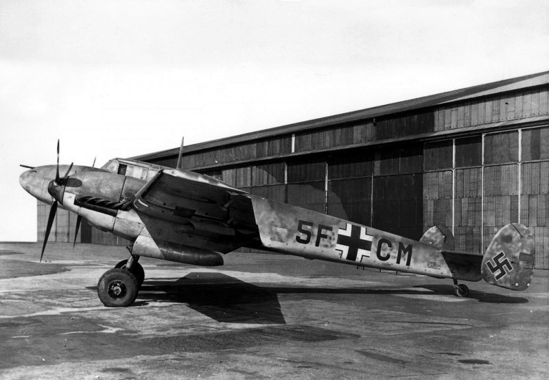 Истребитель Мессершмитт bf 110