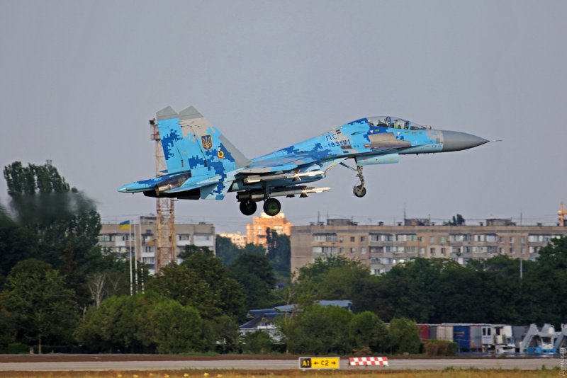 Су-27уб ВВС Украины