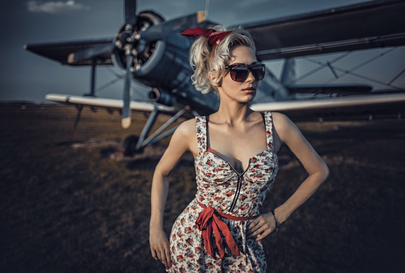 Фотосессия с самолетом