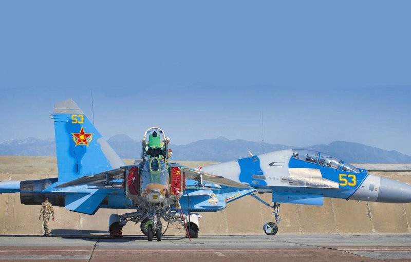 Су-27уб ВВС Казахстана