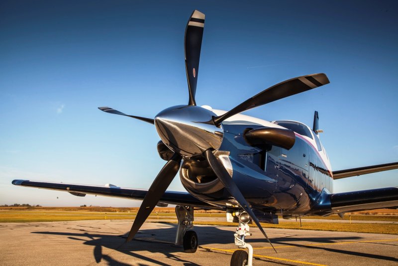 Turboprop plane