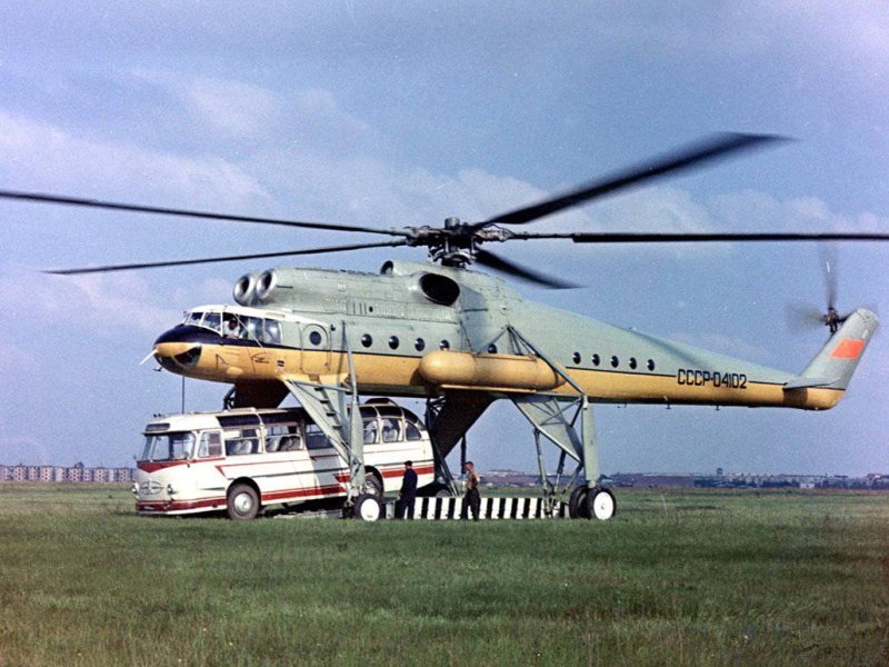 Самый большой вертолет СССР ми 12