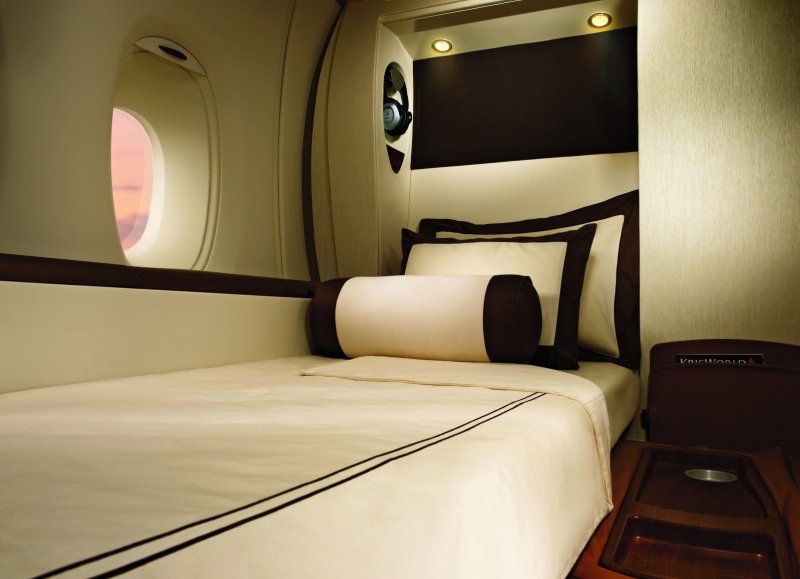 A380 Singapore Airlines салон