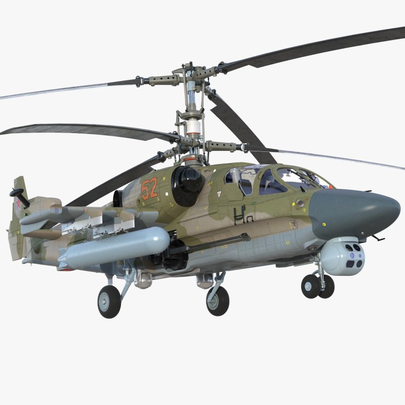 Ка-52 Аллигатор 3d model