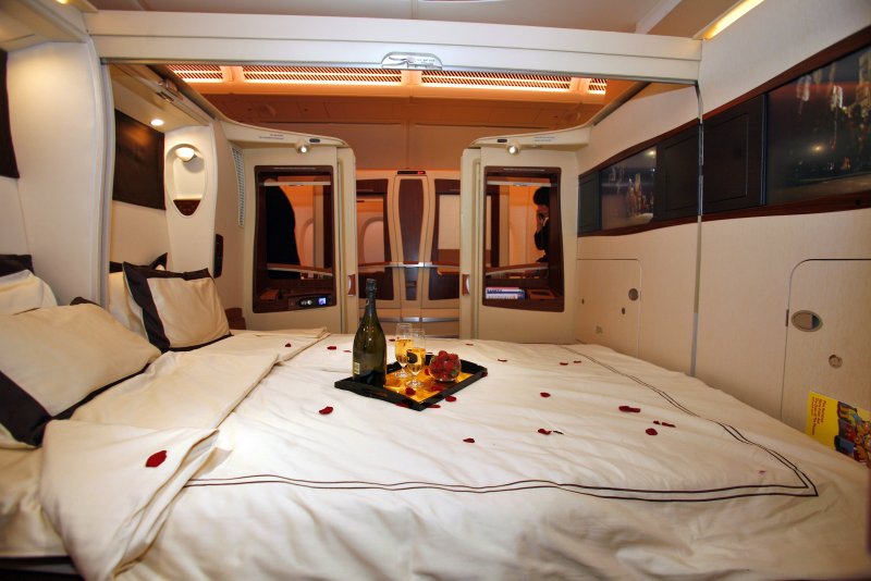 Singapore Airlines a380 первый класс