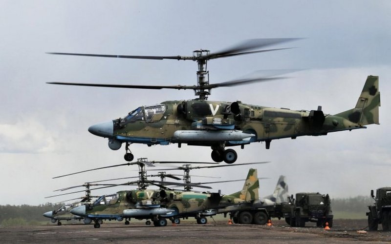 Вертолет ка-52 "Аллигатор"