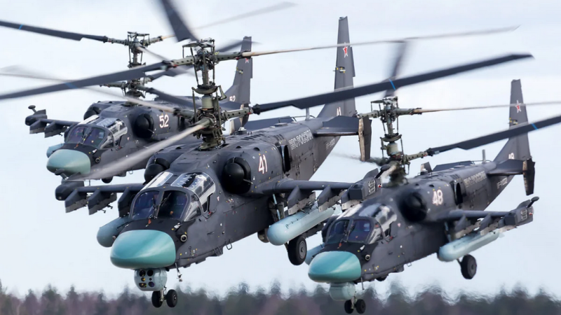 Вертолёт к-52 Аллигатор