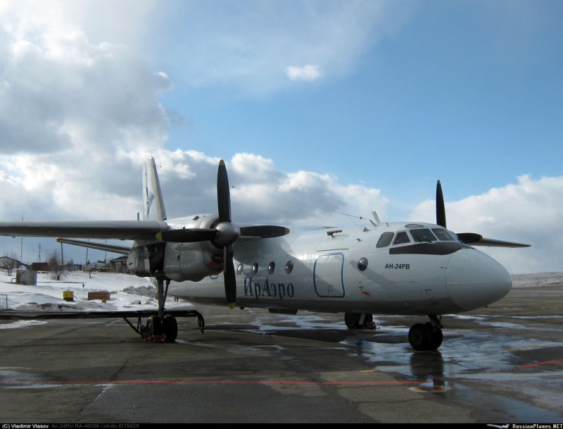 Самолет АН 24 ИРАЭРО