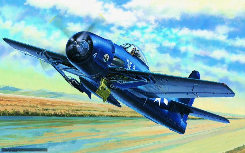 80356 Авиация f8f-1 Bearcat (1:48)