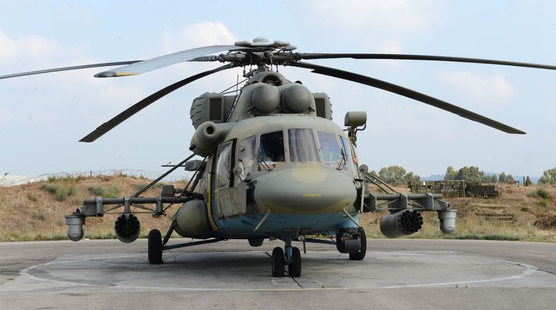 Военный вертолет России ми 8