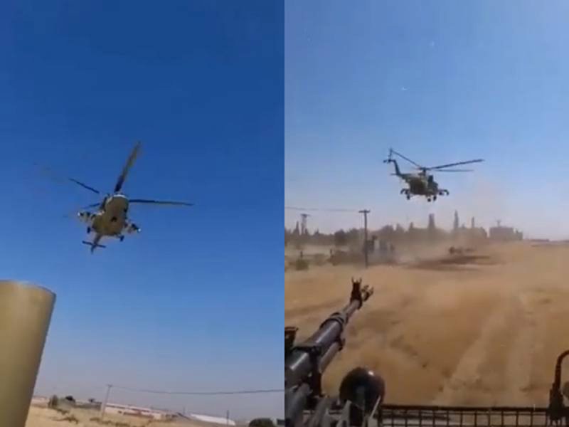 Ми-24 вертолёт в Сирии