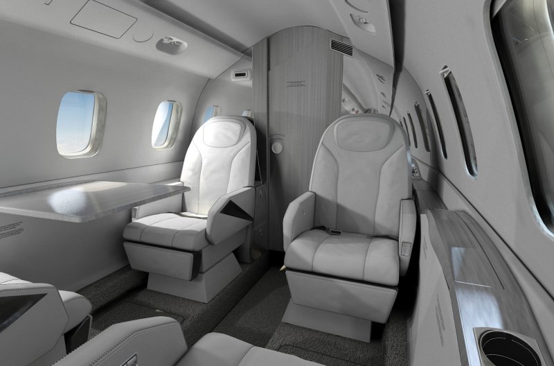 Piaggio p.180 Avanti салон
