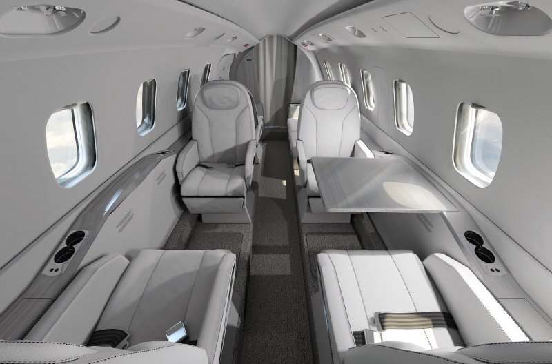 Piaggio p.180 Avanti салон