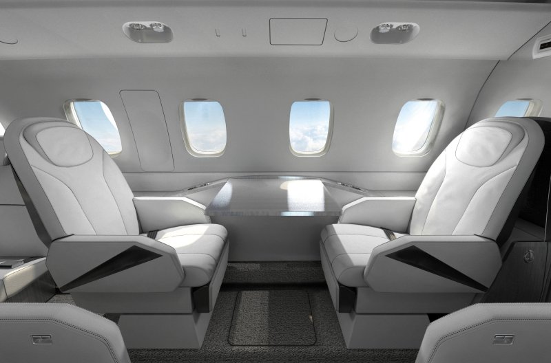 Piaggio p180 Avanti II салон