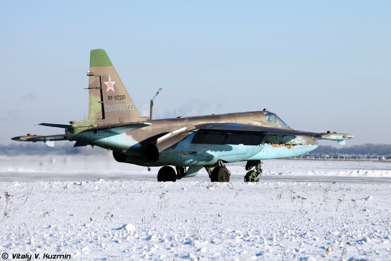 Штурмовик Су 25 Липецкого авиацентра