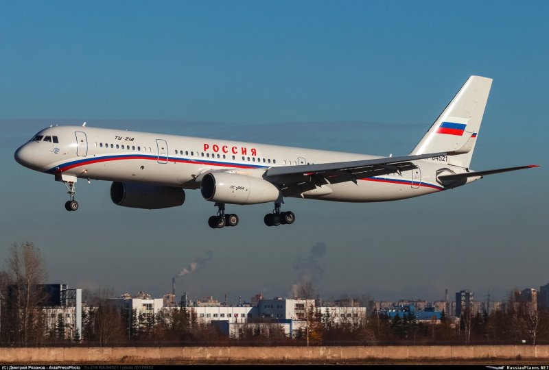 Ту-214 сло Россия