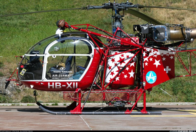 Вертолет sa 315b Lama