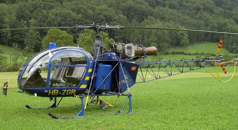 Вертолет sa 315b Lama