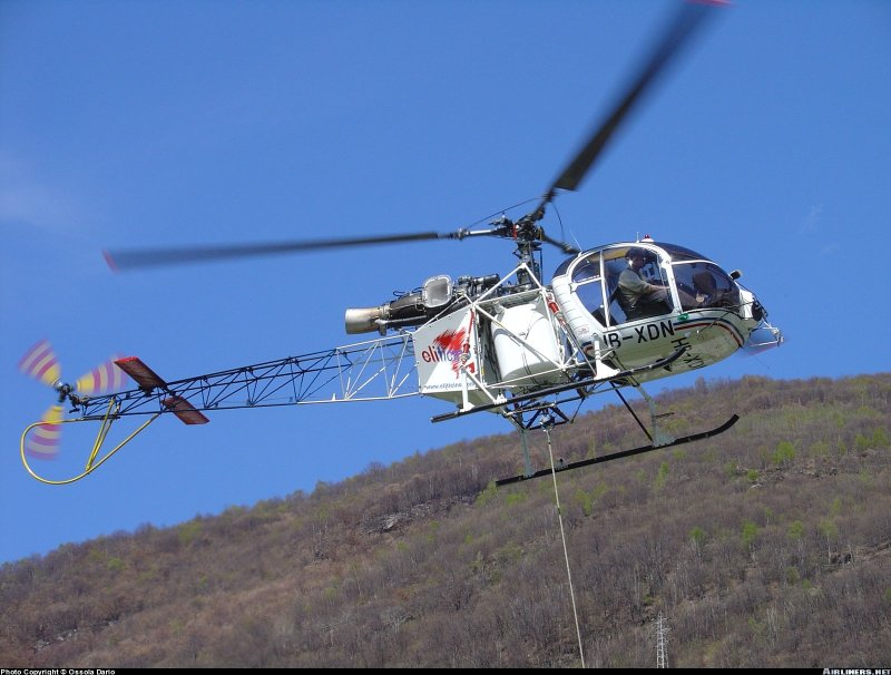 Вертолет Aerospatiale sa 315b Lama
