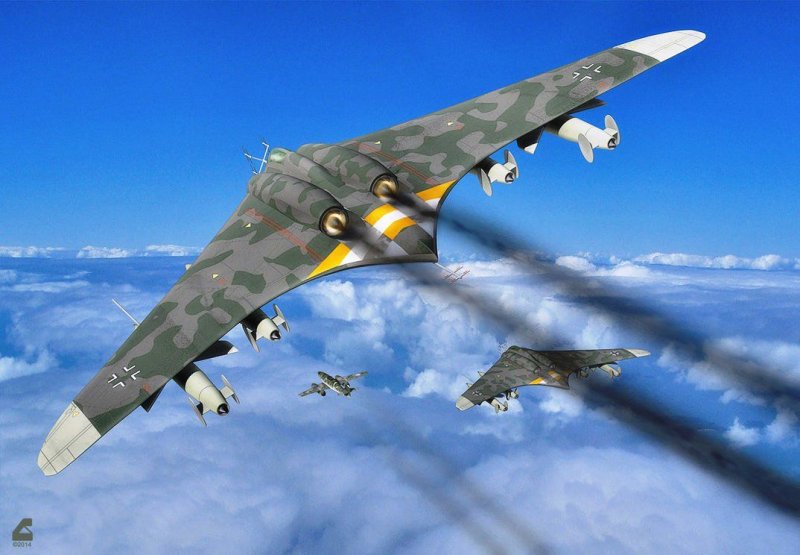 Horten ho 229 стелс-бомбардировщик