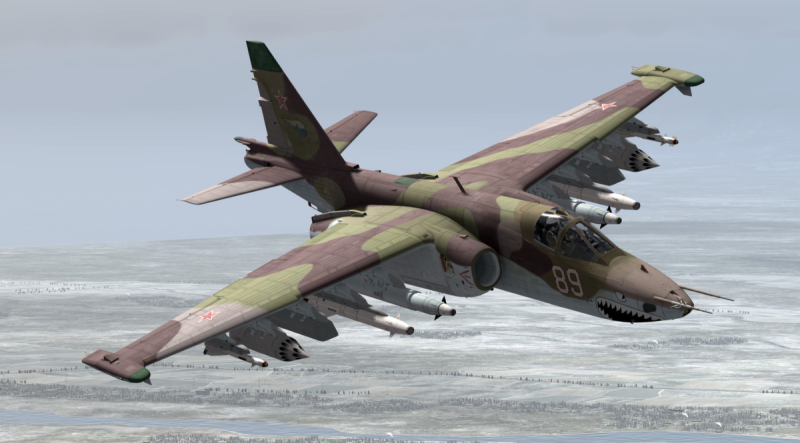 Самолёт-Штурмовик Су-25