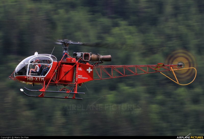 Вертолет sa 315b Lama