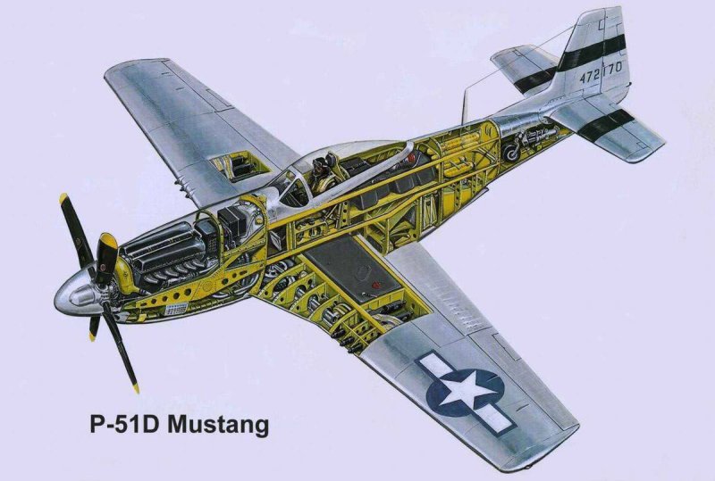 Мустанг истребитель р-51