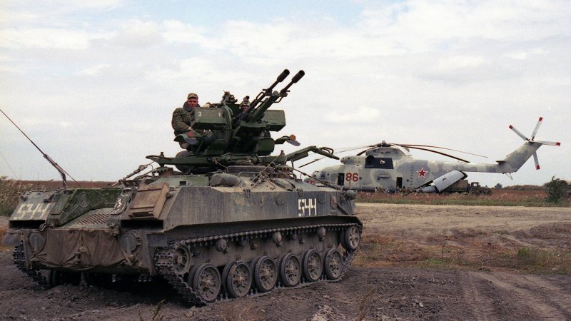 БТР-Д С ЗУ-23