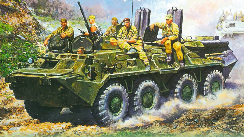БТР-80 В Афганистане
