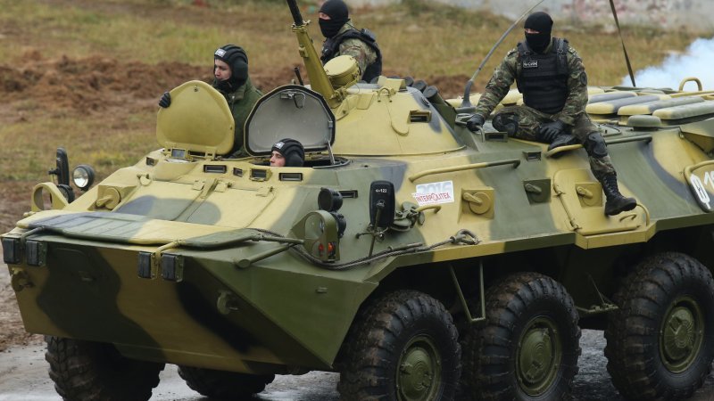 Водитель БТР 80