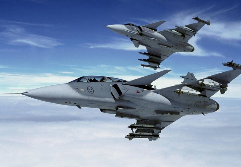 Самолет Jas 39a Gripen
