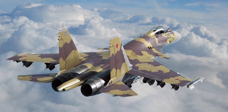 Су-37 кабина