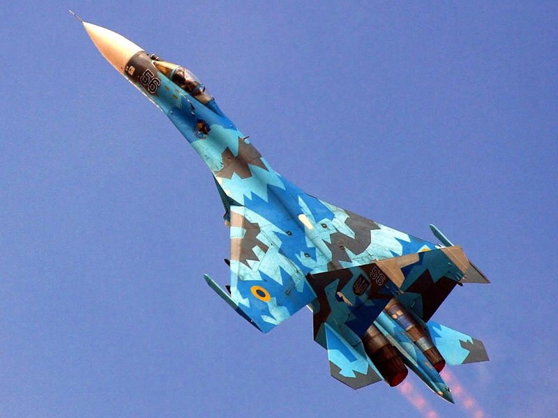 Су-27 синий камуфляж