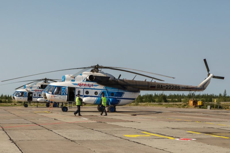 Вертолетная площадка новый Уренгой аэропорт