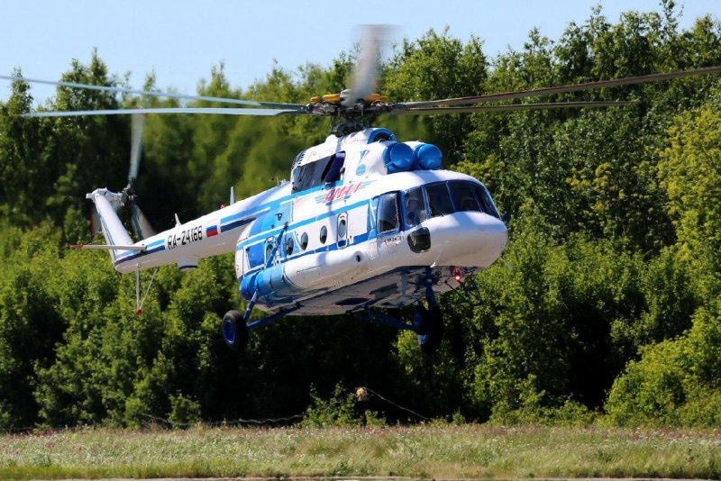 Вертолёт Ямал ми8 МТВ авиа