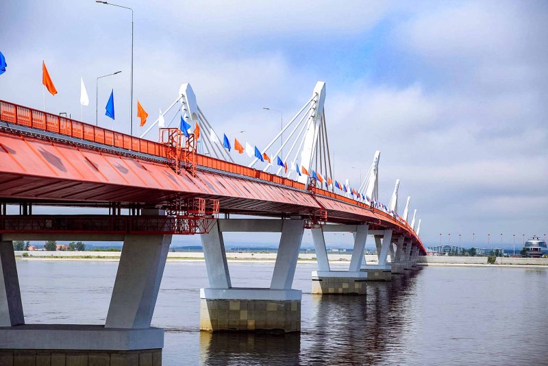 Мост Благовещенск Хэйхэ