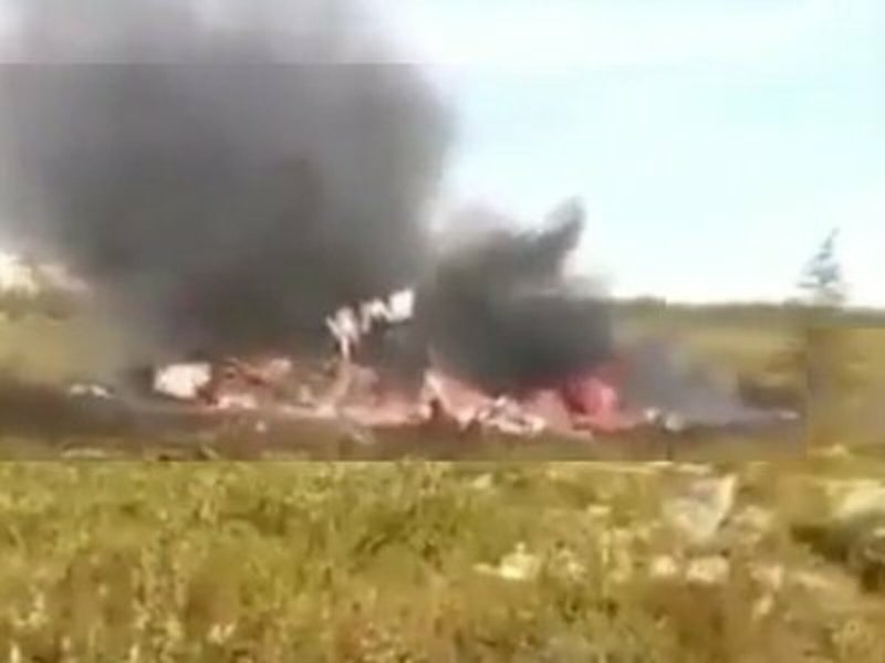 Крушение вертолёта ми6 в Тарко Сале