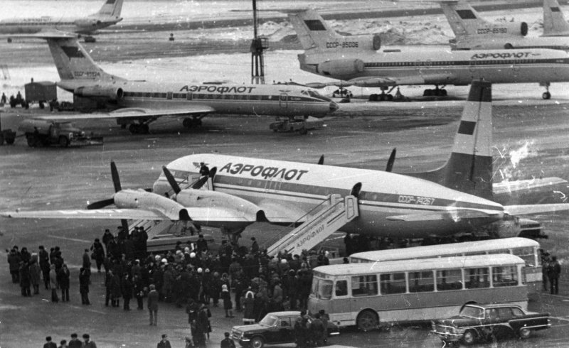 Ту-104 Шереметьево