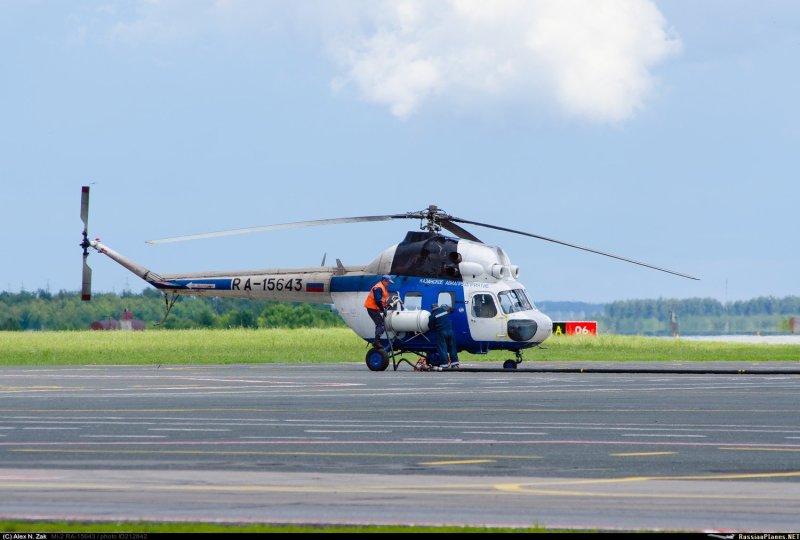 Ми-2 ra-15671 АО "Казанское авиапредприятие".