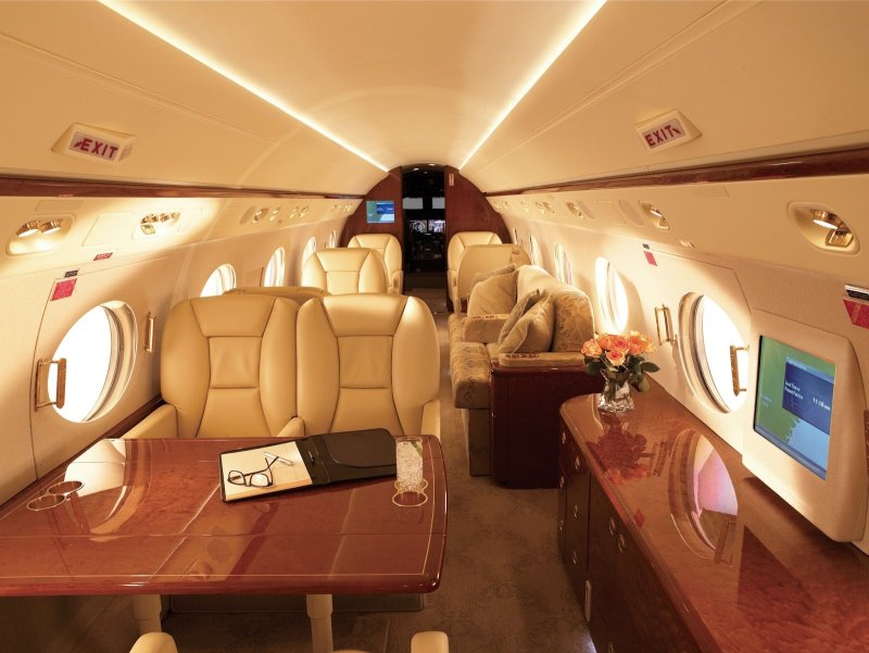 Gulfstream g450 салон