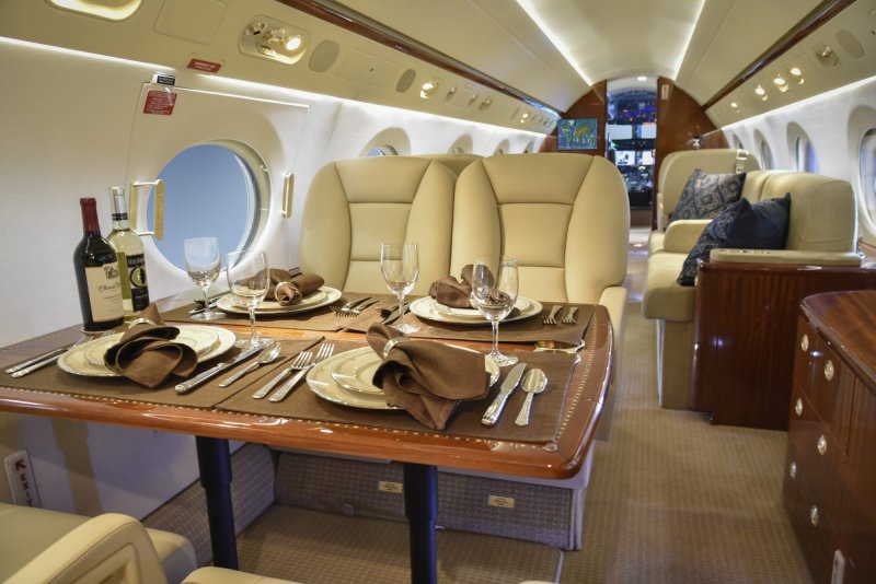 Gulfstream g450 салон
