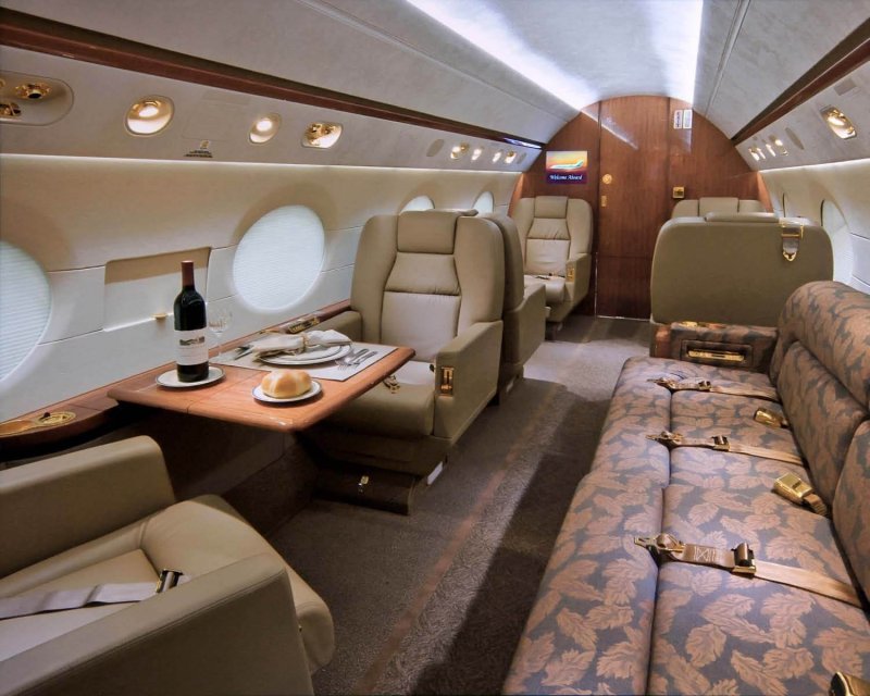 Gulfstream g450 салон