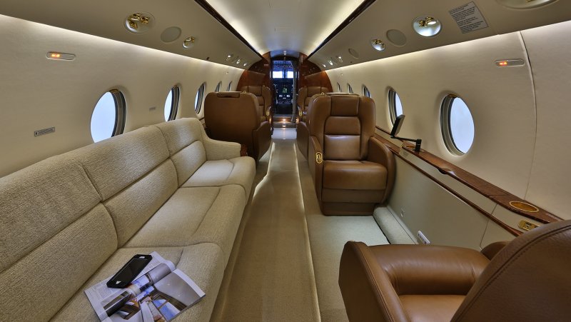 Gulfstream g200 салон
