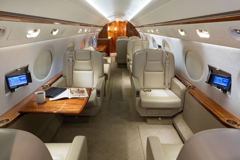 Gulfstream g450 салон