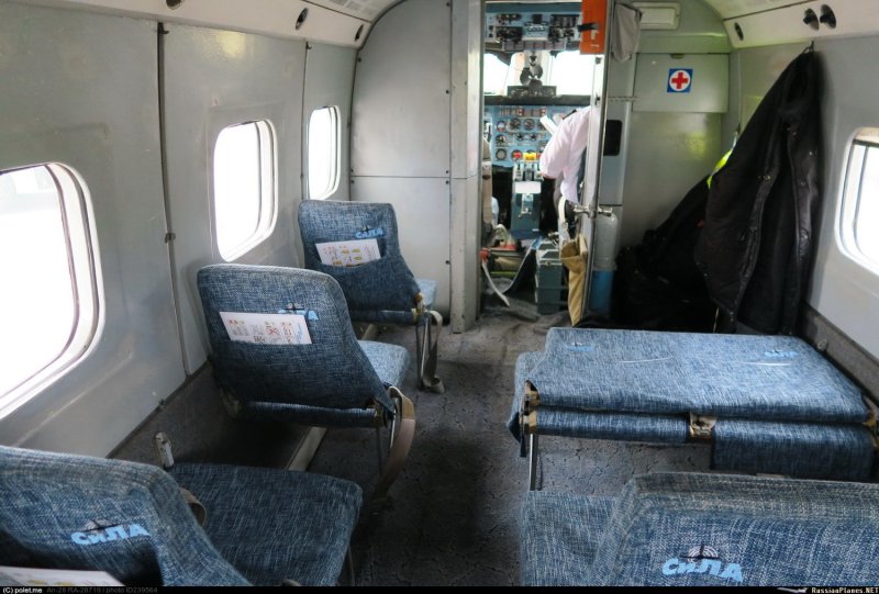 АН-28 кабина